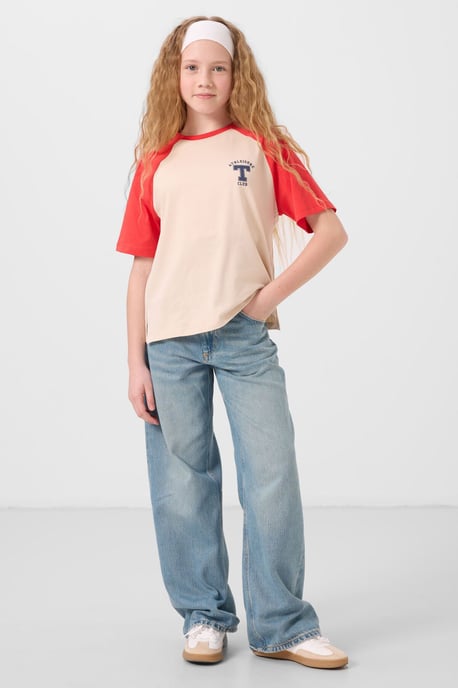 T-shirt met ronde hals, relaxed fit en tekstprint - Image 4