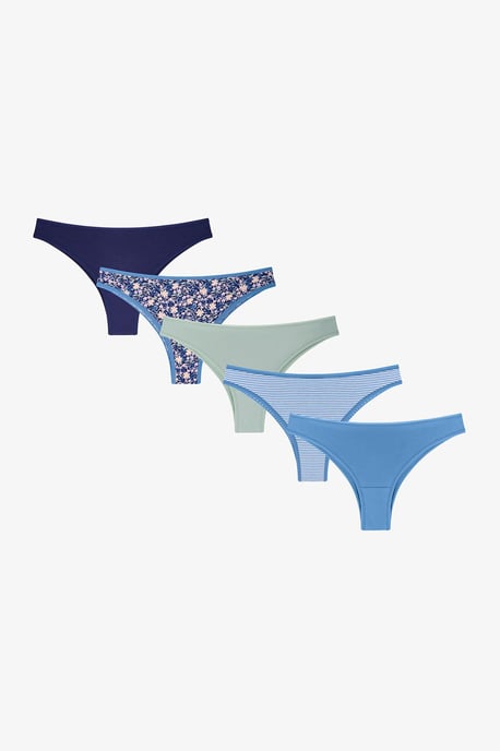 Sugarplum Floral 5-Pack Brazilian Briefs - Image 1