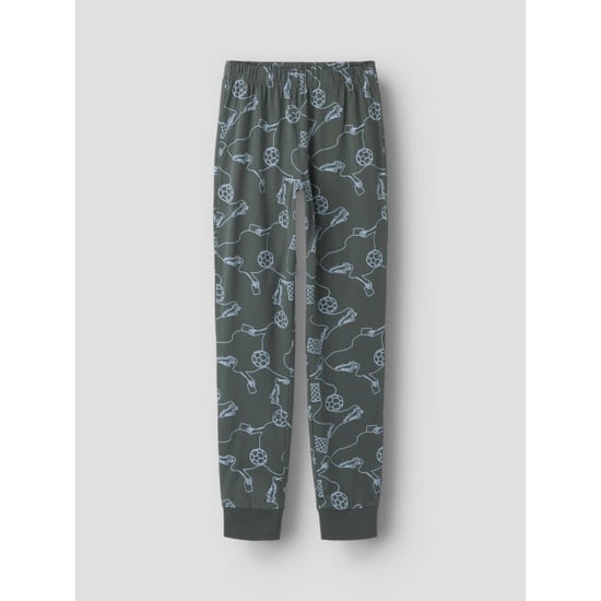 Name It Jongens lange pyjama set nkmnightset voetbal print - Image 6