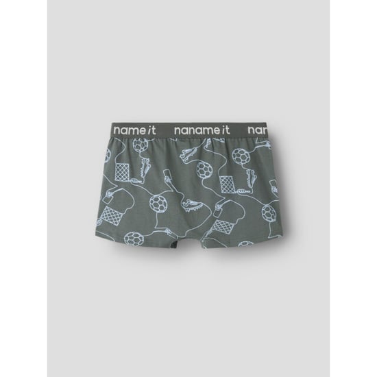 Name It Jongens boxershorts trunks nkmboxer kick off 3-pack voetbal print grijs/blauw - Image 5