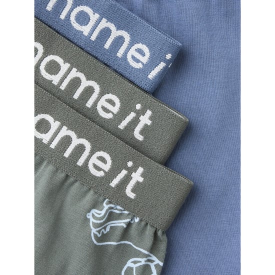 Name It Jongens boxershorts trunks nkmboxer kick off 3-pack voetbal print grijs/blauw - Image 6