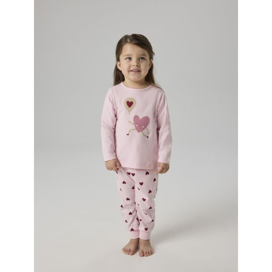 Name It Meisjes lange pyjama set nmfnightset cutie heart hartjes print - Image 3
