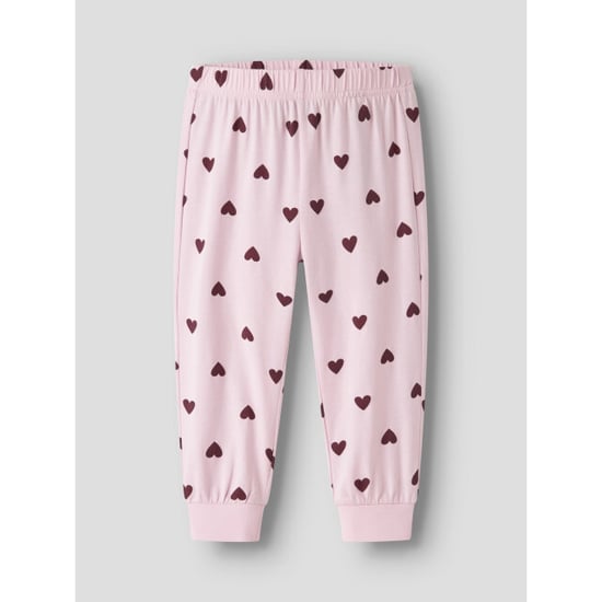Name It Meisjes lange pyjama set nmfnightset cutie heart hartjes print - Image 6