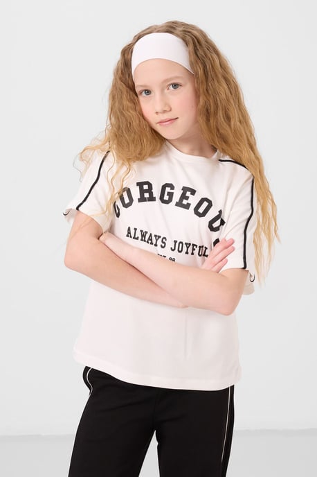 Button Detail Wide Leg Tracksuit Set - Image 1
