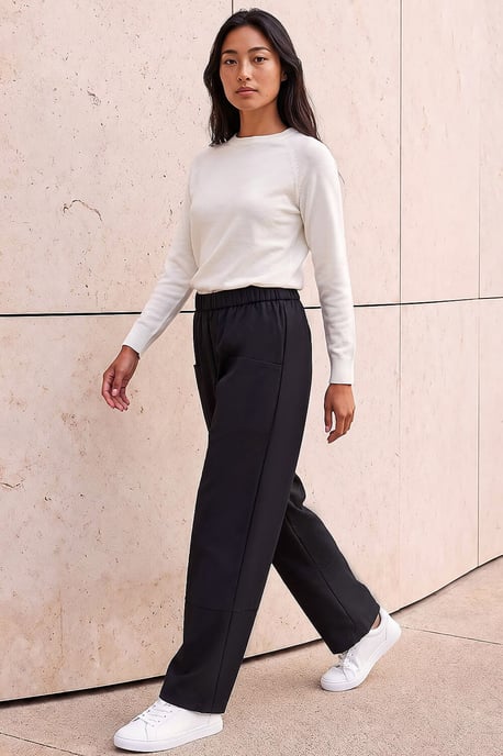 Petite Patch Pocket Trousers - Image 2