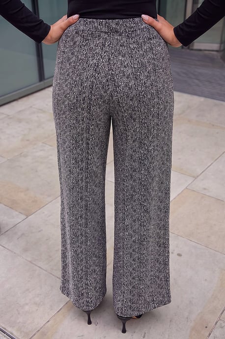 Petite Stripe Boucle Trouser - Image 3