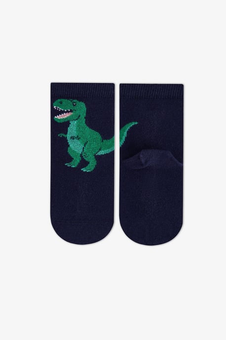 Dino Bite Katoenen enkelsokken, 4-pack - Image 2
