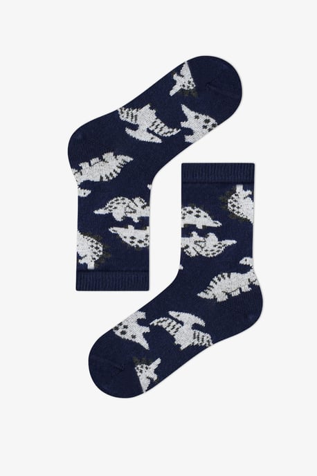 Mellow Rex 4-pack enkelsokken met dinosaurussenprint - Image 3