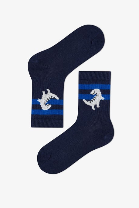 Mellow Rex 4-pack enkelsokken met dinosaurussenprint - Image 4