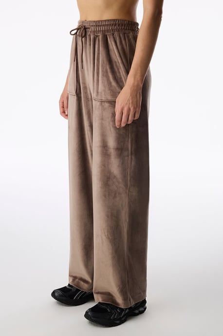 Soft Velvet Front Pocket Trousers - Image 2