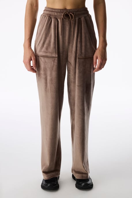 Soft Velvet Front Pocket Trousers - Image 3