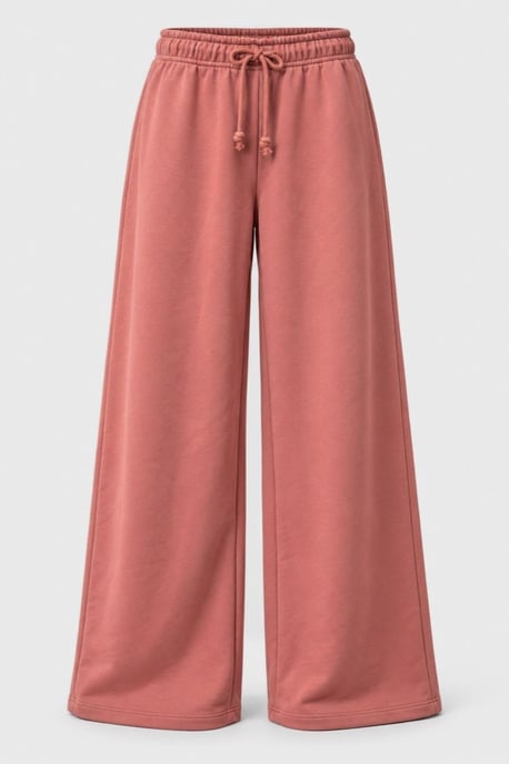 Wide Leg Pants with Star Detail - Image 4