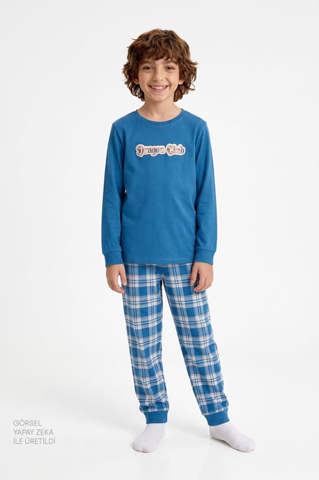Dragon Club Long Sleeve 2 Pack Pyjama Set - Image 3