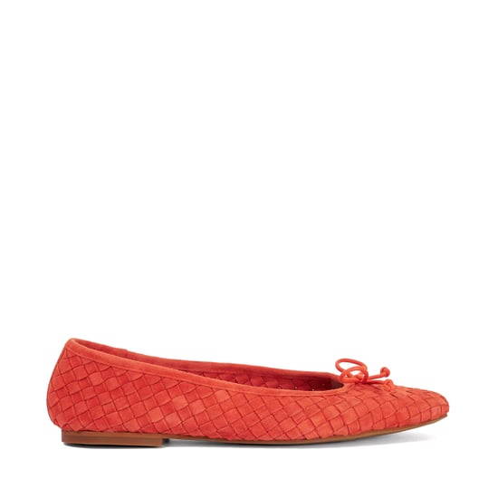 Dune Ladies Heat - Woven Leather Bow Detail Ballet Pumps - Image 2
