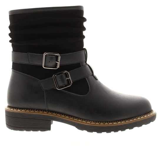 Apache Womens Ankle Boots Mags Zip Fastening black - Image 2