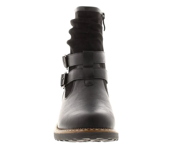 Apache Womens Ankle Boots Mags Zip Fastening black - Image 3