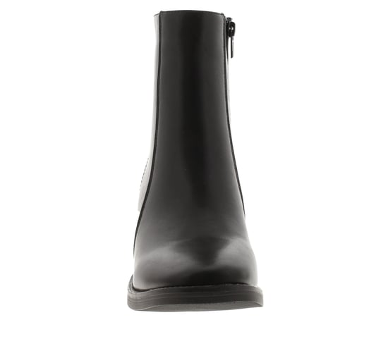 Platino Womens Ankle Boots Sasha Zip Fastening black - Image 3