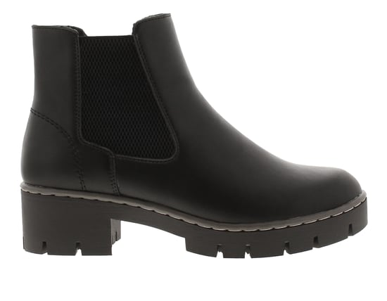 Platino Womens Ankle Boots Morgan Zip Fastening black - Image 2