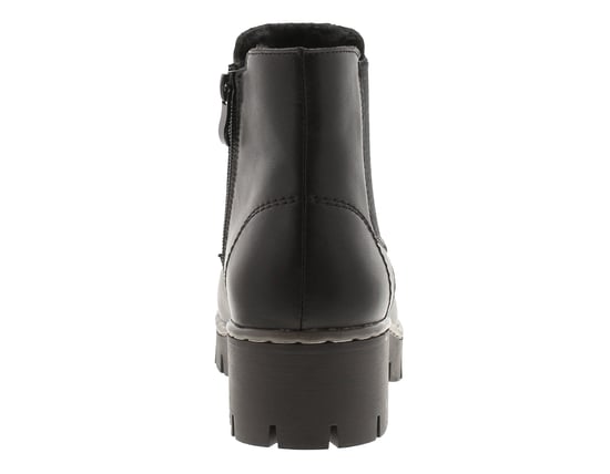 Platino Womens Ankle Boots Morgan Zip Fastening black - Image 4
