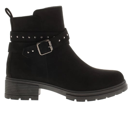 Apache Womens Ankle Boots Millie Zip Fastening black - Image 2