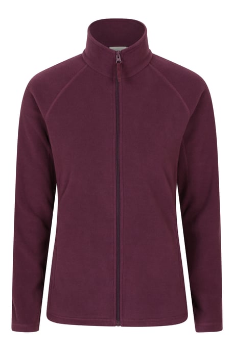 'Raso' Women's Fleece Jacket Full Zip Soft Touch Warm Outdoors Layer Breathable Gilet Burgundy - Image 6