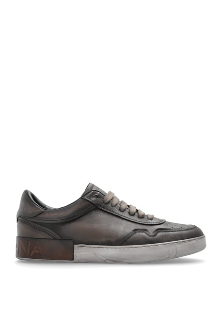 Leather sports shoes with 'vintage' effect - Image 1