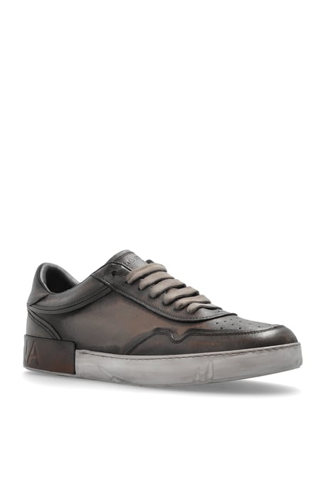 Leather sports shoes with 'vintage' effect - Image 2