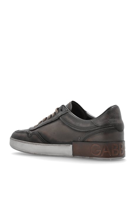 Leather sports shoes with 'vintage' effect - Image 3