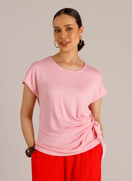 YEST YYMariza Tops - Bright Pink - Image 1