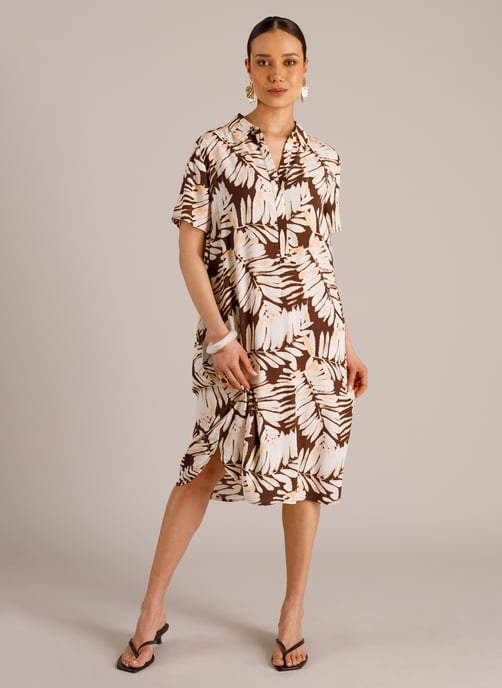 YEST YYTereza Essential One pieces - Coffee Brown/Multi-C - Image 1