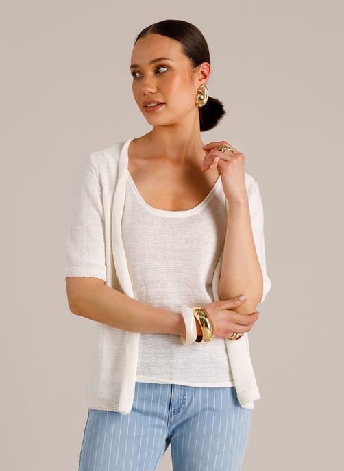 YEST YYIndiria Essential Cover ups - Off White - Image 1