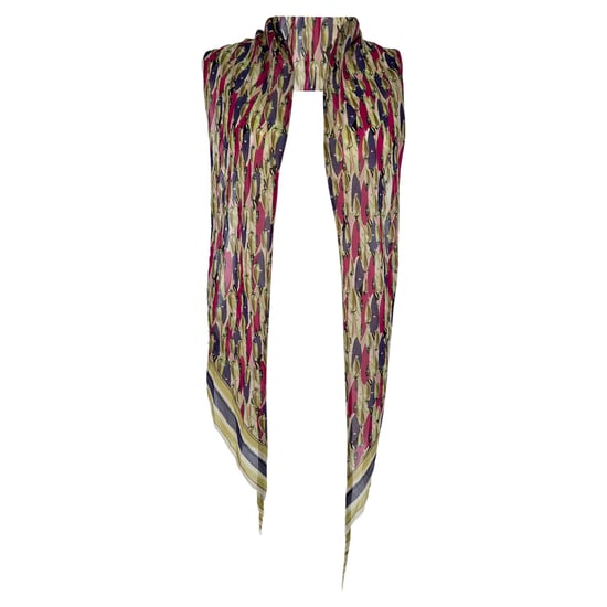 Louis Vuitton Printed Scarf in Multicolor Cotton - Image 2