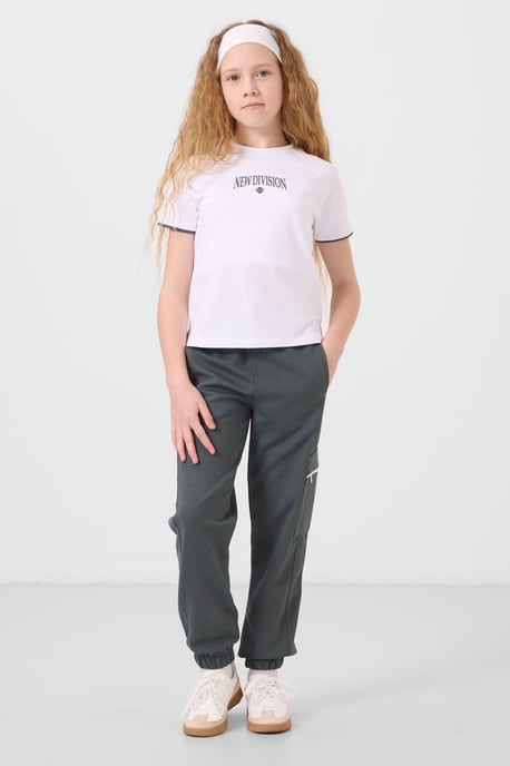 Short Sleeve Crew Neck Tracksuit Set - Image 4