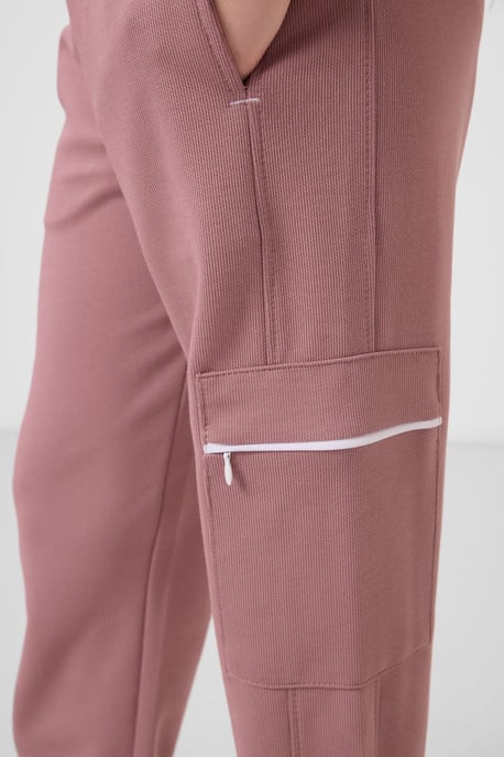 Short Sleeve Crew Neck Tracksuit Set - Image 4