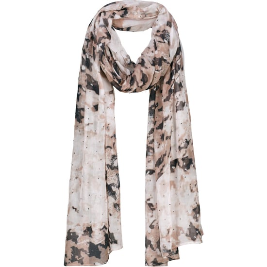 Monari houndstooth-patterned scarf 810055 528 brown sugar pattern - Image 4