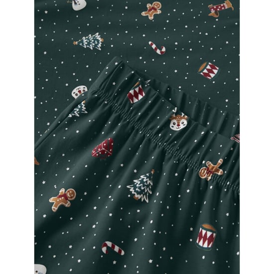 Name It Dames/heren kerst pyjama set lang nanvismas groen - Image 4