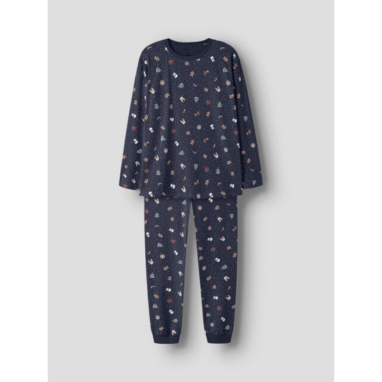 Name It Dames/heren kerst pyjama set lang nanvismas donkerblauw - Image 5