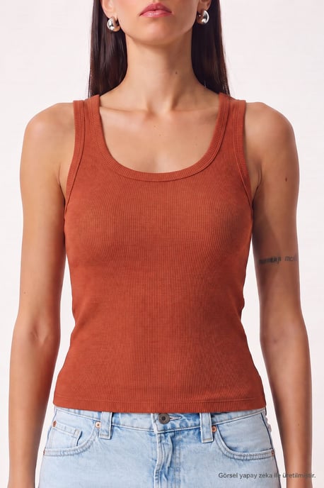 Fitted U Collar Knitted 2- Pack Tank Top - Image 3