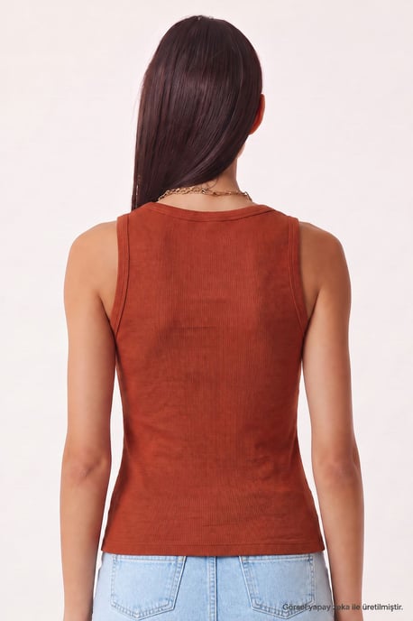 Fitted U Collar Knitted 2- Pack Tank Top - Image 4