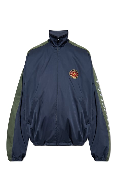 Cotton jacket with stand-up collar - Image 1