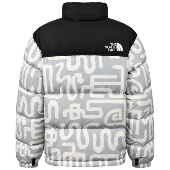 The North Face 96 Retro Nuptse Mens Grey Padded Jacket - Image 2