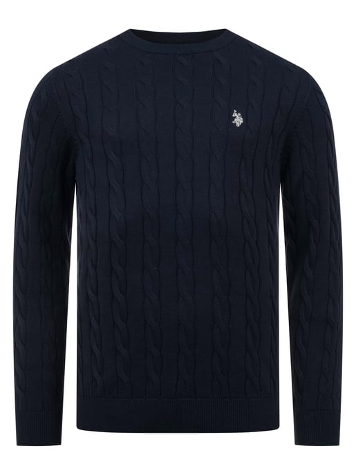 U.S. POLO ASSN. heren kabeltrui – 100% katoen - Image 1
