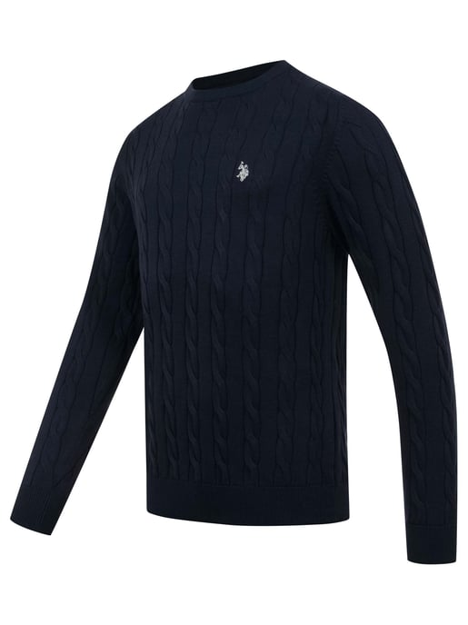 U.S. POLO ASSN. heren kabeltrui – 100% katoen - Image 2