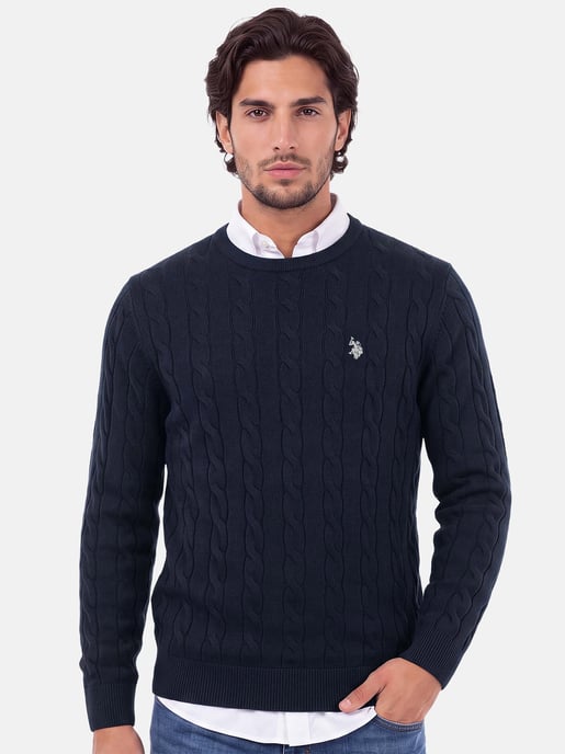 U.S. POLO ASSN. heren kabeltrui – 100% katoen - Image 5