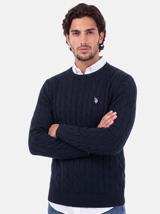 U.S. POLO ASSN. heren kabeltrui – 100% katoen - Image 6