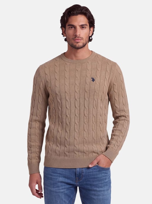 U.S. POLO ASSN. heren kabeltrui – 100% katoen - Image 5
