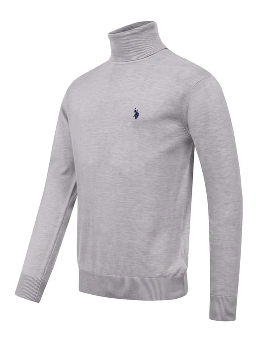 U.S. POLO ASSN. men’s turtleneck jumper – 100% cotton with embroidered logo - Image 2