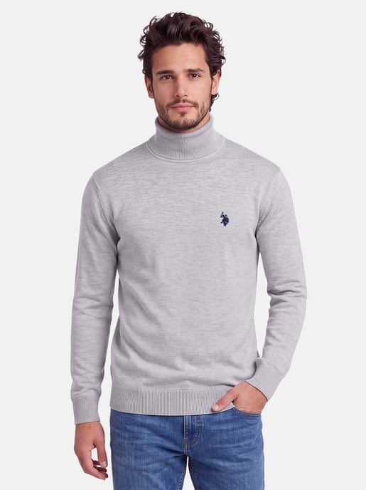 U.S. POLO ASSN. men’s turtleneck jumper – 100% cotton with embroidered logo - Image 5