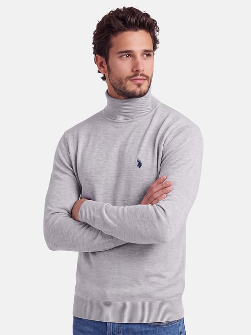 U.S. POLO ASSN. men’s turtleneck jumper – 100% cotton with embroidered logo - Image 6