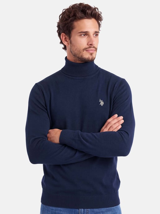 U.S. POLO ASSN. men’s turtleneck jumper – 100% cotton with embroidered logo - Image 6